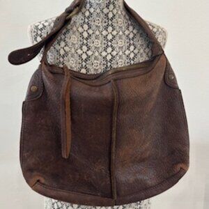 Lucky Brand Brown Distressed Leather Purse